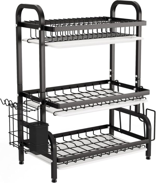 Kitchen 3tier rack black