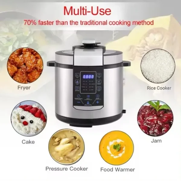 Hoffman Electric pressure cooker 6L capacity electric pressure cooker