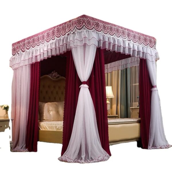 Curtain Mosquito Net with 4 Strong Steel Stands