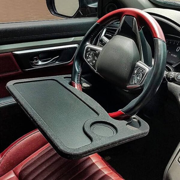 Car Steering Wheel Computer Card Table