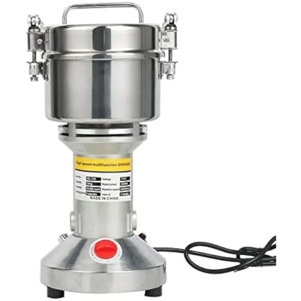 Electric commercial cereal Grinder,Superfine Mill Speedy Grinding stainless (150g)